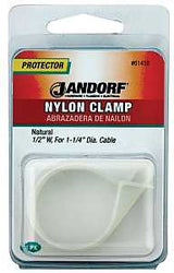 Jandorf 61458 Cable Clamp, 1-1/4 in Max Bundle Dia, 1/2 in W, Nylon, Natural