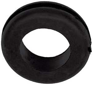 Jandorf 61487 Grommet, 1 in ID, 1-3/4 in OD, Rubber, Black, 3/8 in Thick Panel