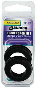 Jandorf 61494 Grommet, 3/4 in ID, 1-9/32 in OD, Rubber, Black, 5/16 in Thick Panel