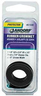 Jandorf 61508 Grommet, 5/8 in ID, 1-1/8 in OD, Rubber, Black, 3/8 in Thick Panel