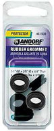 Jandorf 61509 Grommet, 3/8 in ID, 5/8 in OD, Rubber, Black, 1/4 in Thick Panel