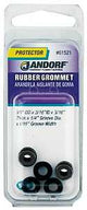 Jandorf 61521 Grommet, 3/16 in ID, 3/8 in OD, Rubber, Black, 3/16 in Thick Panel