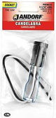 Jandorf 60472 Lamp Socket, 3.06 in W Dimensions, 125 V, 75 W, Phenolic Housing Material, Black