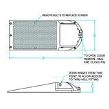 Groco APHS30001 APHS Series External Hull Strainer w/Access Door