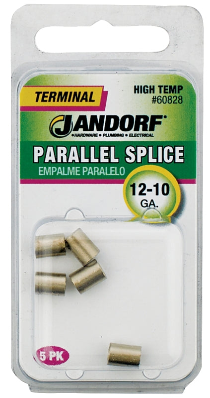 Jandorf 60814 Butt Splice Connector, 12 to 10 AWG Wire, Copper Contact, Yellow