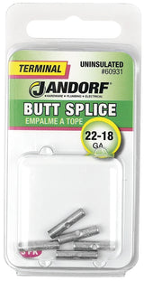 Jandorf 60846 Spade Terminal, 600 V, 12 to 10 AWG Wire, #6 Stud, Vinyl Insulation, Copper Contact, Yellow