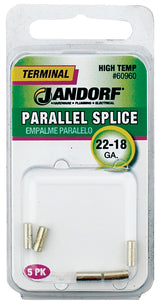 Jandorf 60795 Terminal, 12 AWG Wire, Plastic Insulation, Copper Contact, Yellow