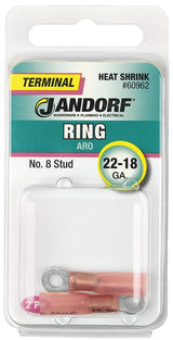 Jandorf 60899 Ring Terminal, 16 to 14 AWG Wire, #10 Stud