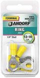 Jandorf 61403 Conduit Bushing, 9/16 in Dia Cable, Nylon, Black, 7/8 in Dia Panel Hole, 0.453 in Thick Panel