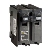 Square D HomeLine 25 amps Surge 2-Pole Circuit Breaker