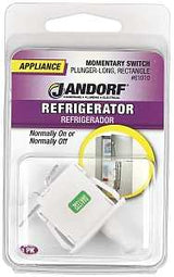 Jandorf 61010 Switch, 12/16 A, 125/250 V, SPST, Tab Terminal, White