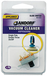 Jandorf 61022 Slide Switch, SPDT, Tab Terminal, 3 A, 125 V