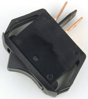 Jandorf 61104 Rocker Switch, 10/16 A, 125/250 V, SPST, Tab Terminal, Black