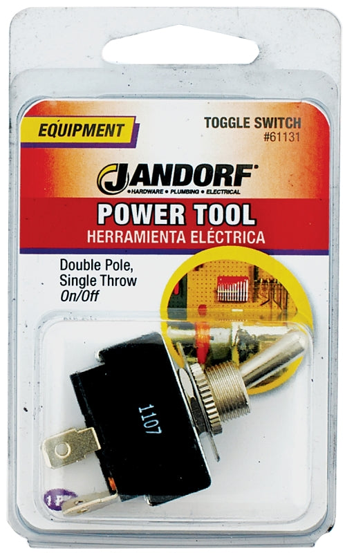 Jandorf 61131 Switch, 15/20 A, 125/277 V, DPST, Tab Terminal