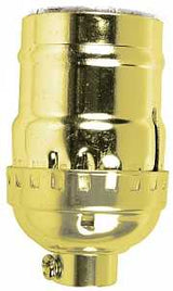 Jandorf 60406 Lamp Socket, Keyless, 250 V, 660 W, Brass Housing Material