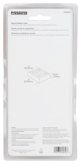 ProSource FE-S711-PS Caster Furniture Glide, Rubber, Brown, Brown, 2-1/2 x 2-1/2 x 15/32 in Dimensions