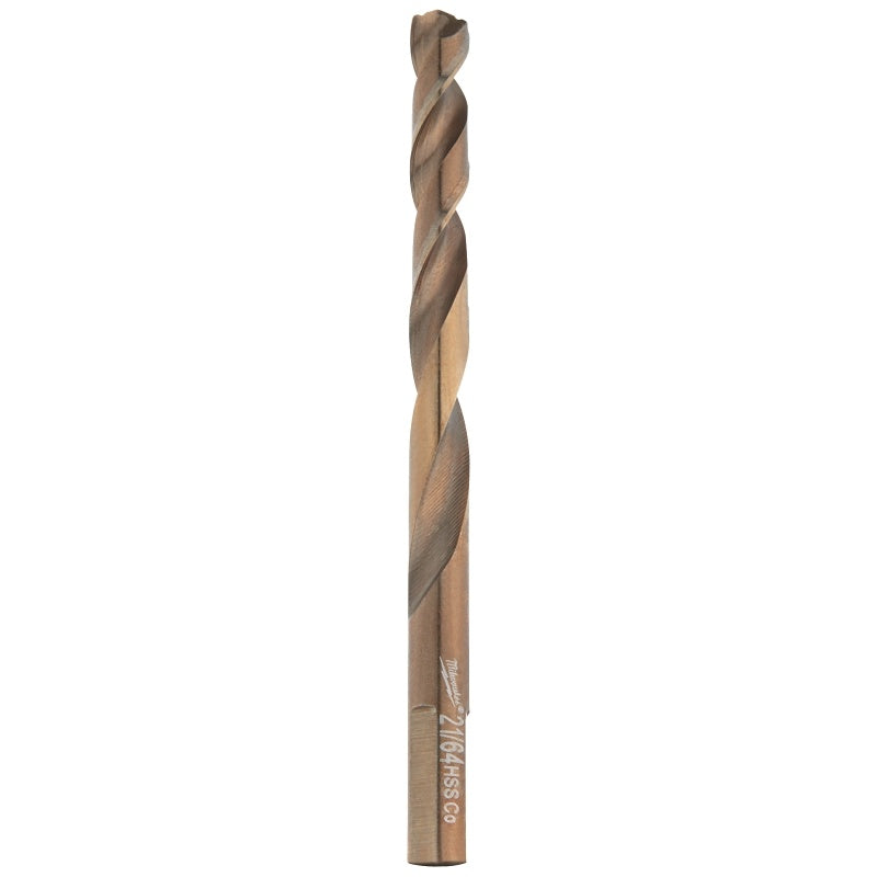 Milwaukee RED HELIX 48-89-2318 Jobber Drill Bit, 21/64 in Dia, 4-3/4 in OAL, Twist Flute, 2-Flute