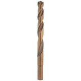 Milwaukee RED HELIX 48-89-2323 Drill Bit, 13/32 in Dia, 5.12 in OAL, 3/8 in Dia Shank, 3-Flat, Reduced Shank