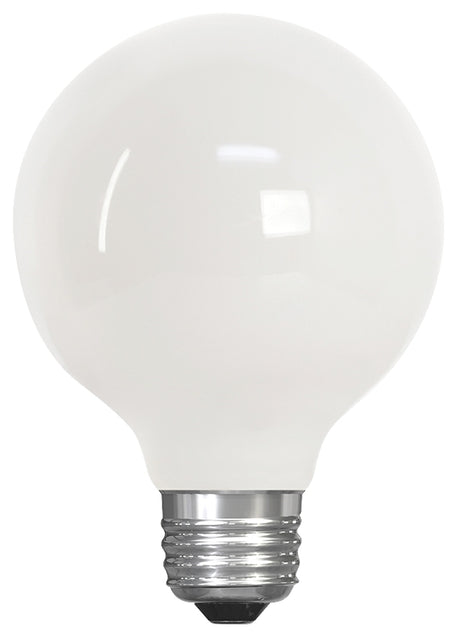 Feit Electric G2560W/950CA/FIL Globe LED Bulb, Globe, G25 Lamp, 60 W Equivalent, E26 Lamp Base, Dimmable, Daylight Light