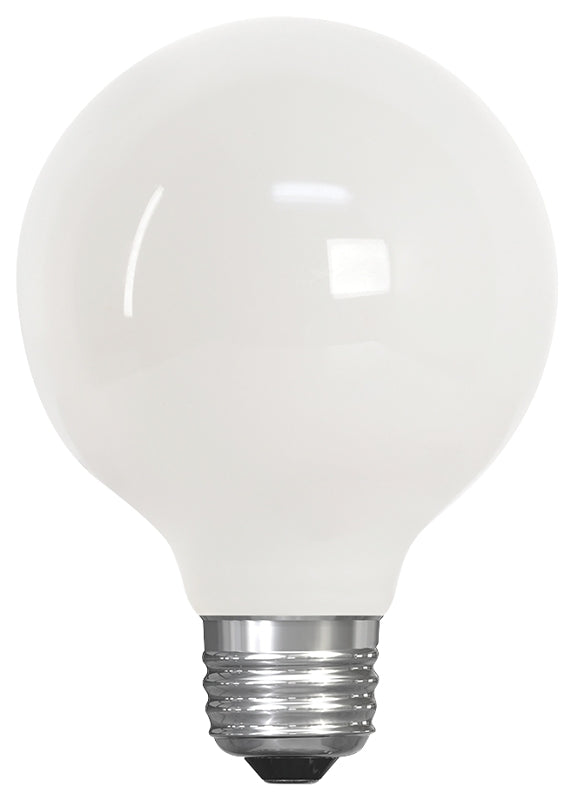 Feit Electric G2560W/950CA/FIL Globe LED Bulb, Globe, G25 Lamp, 60 W Equivalent, E26 Lamp Base, Dimmable, Daylight Light