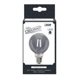 Feit Electric G25/SMK/VG/LED Globe LED Bulb, Filament, G25 Lamp, 25 W Equivalent, E26 Lamp Base, Dimmable, Smoke, Pack of 4