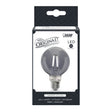 Feit Electric G25/SMK/VG/LED Globe LED Bulb, Filament, G25 Lamp, 25 W Equivalent, E26 Lamp Base, Dimmable, Smoke, Pack of 4