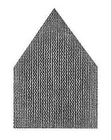 Milwaukee 48-80-5080 Mesh Sanding Sheet, 3-5/8 in W, 3-3/4 in L, 80 Grit, Coarse, Aluminum Oxide Abrasive, Pack of 3
