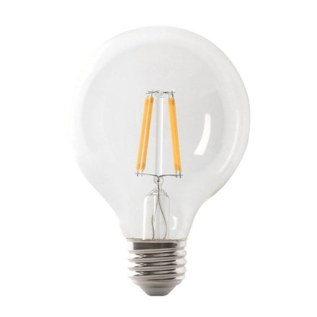Feit Electric G2540/930CA/FIL/3 LED Light Bulb, G25 Lamp, 40 W Equivalent, E26 Medium Lamp Base, Dimmable, Clear