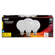 Feit Electric G2540W930CA/FIL/3 LED Light Bulb, G25 Lamp, 40 W Equivalent, E26 Medium Lamp Base, Dimmable, Frost