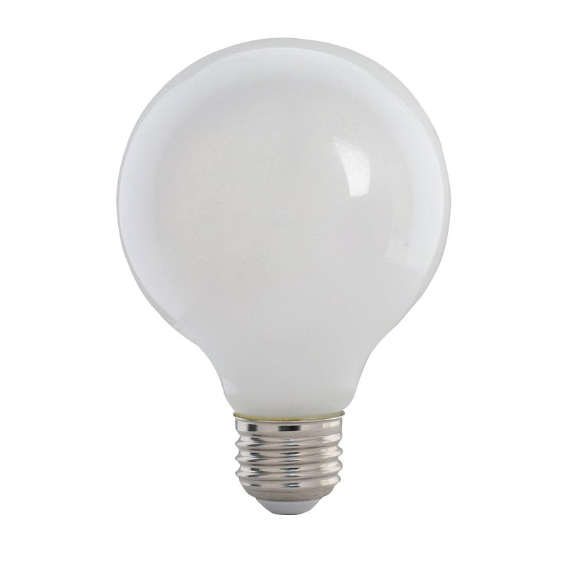 Feit Electric G2560W930CA/FIL/3/RP LED Light Bulb, G25 Lamp, 60 W Equivalent, E26 Lamp Base, Dimmable, Frost