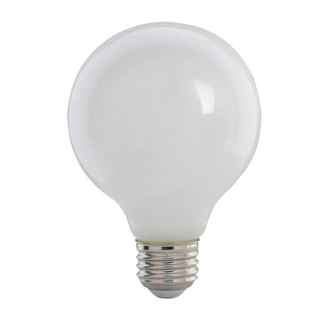 Feit Electric G2560W930CA/FIL/3/RP LED Light Bulb, G25 Lamp, 60 W Equivalent, E26 Lamp Base, Dimmable, Frost