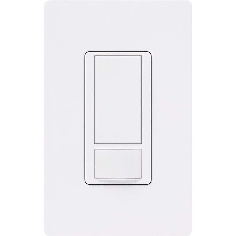 Lutron Maestro Occupancy 2 amps Single Pole Motion Sensor Switch White 1 pk