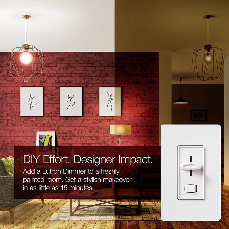 Lutron Skylark Ivory 150 W 3-Way Dimmer Switch 1 pk