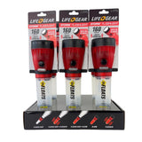 Life+Gear Glow 12 lm Red LED Flashlight AA Battery, Pack of 6