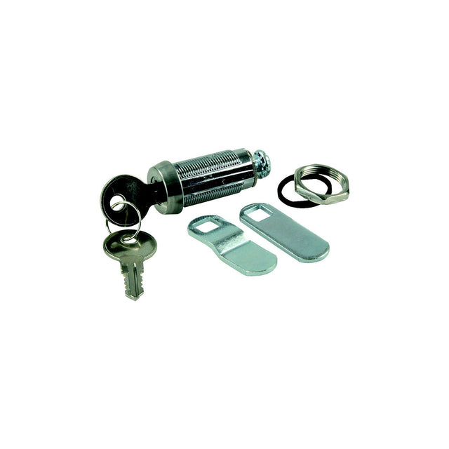 JR Products Deluxe Compartment Door Key Lock, 1-3/8"