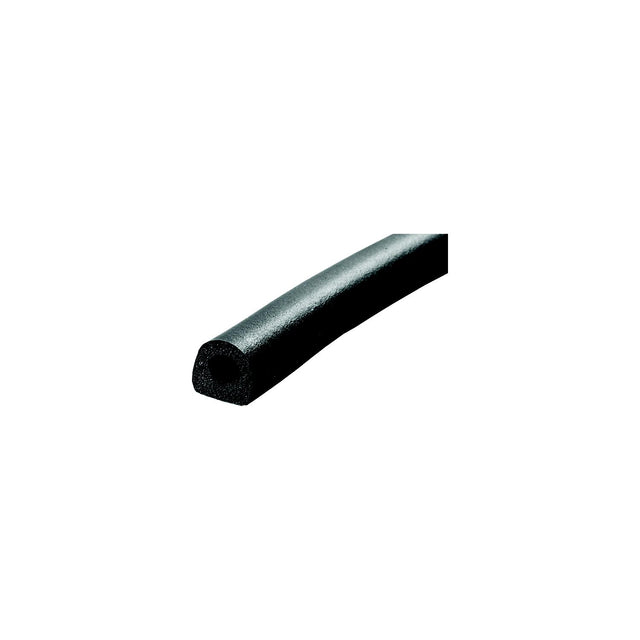 JR Products 0630115 D Shaped EPDM Sponge Rubber Seal, 25'