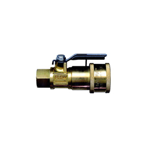 JR Products 07-30435 Natural &amp; LP Gas Coupler with Shut Off for RV Cooking Stoves