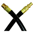 JR Products RV Thermoplastic Appliance Hose with 1/4" Male Pipe Thread & Quick Disconnect Male Ends