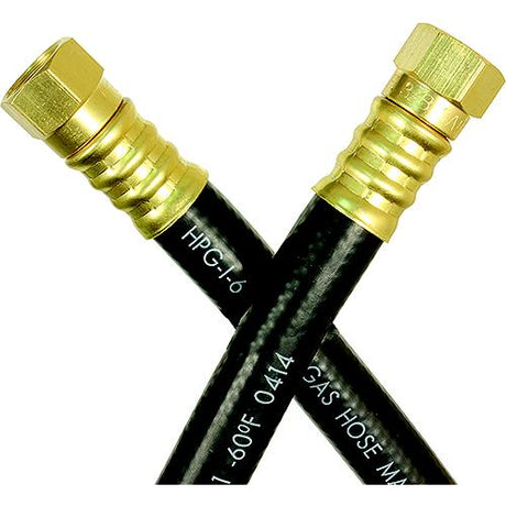 JR Products RV Rubber LP Supply Hose with (2) 3/8" Female Swivel SAE Ends
