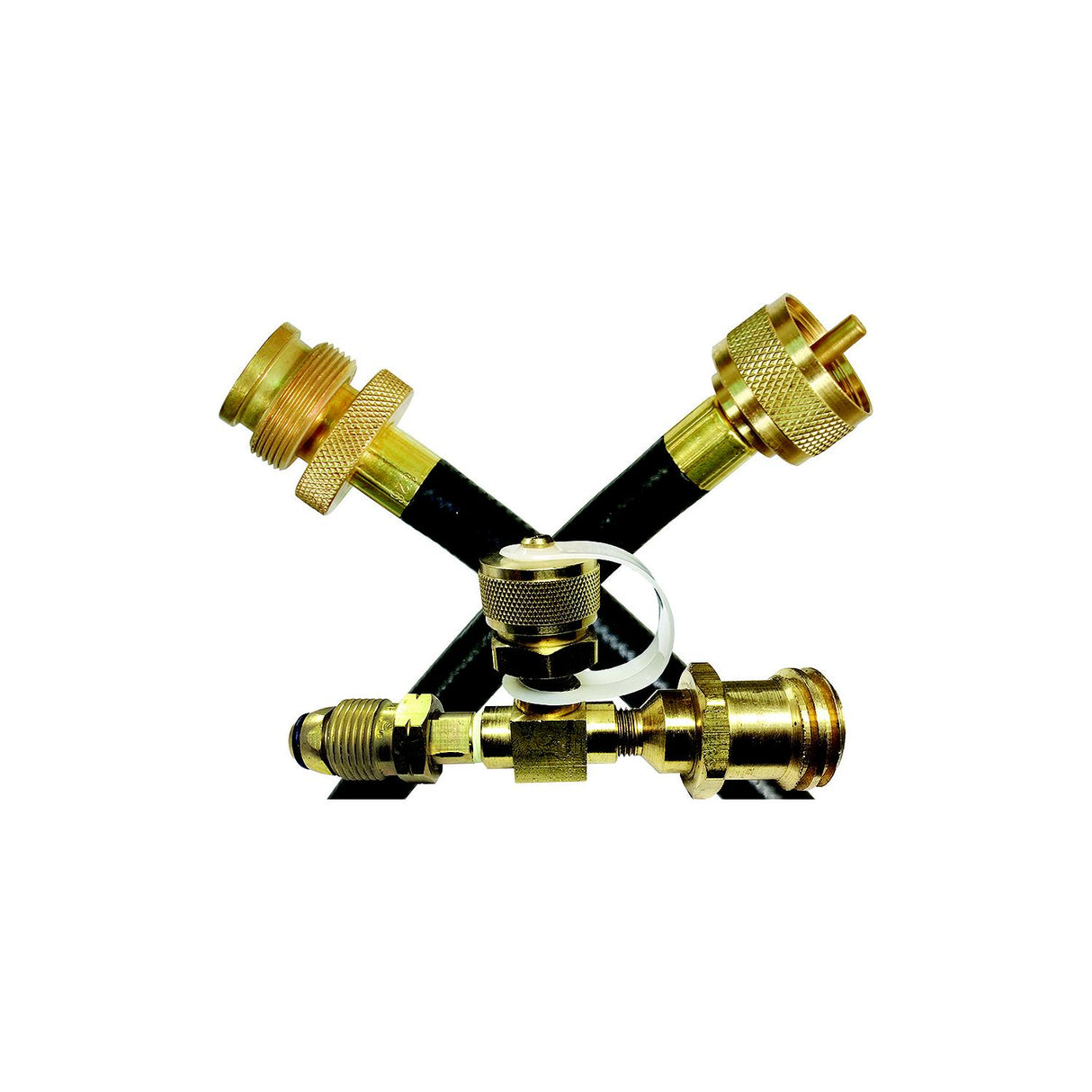 JR Products 07-31515 LP Tank Quick Connect Extended Flo Kit with 144" Hose for RV Grills &amp; Lanterns