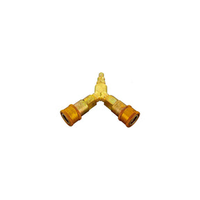 JR Products 0731705 1/4" Gas Interchange Y-Splitter