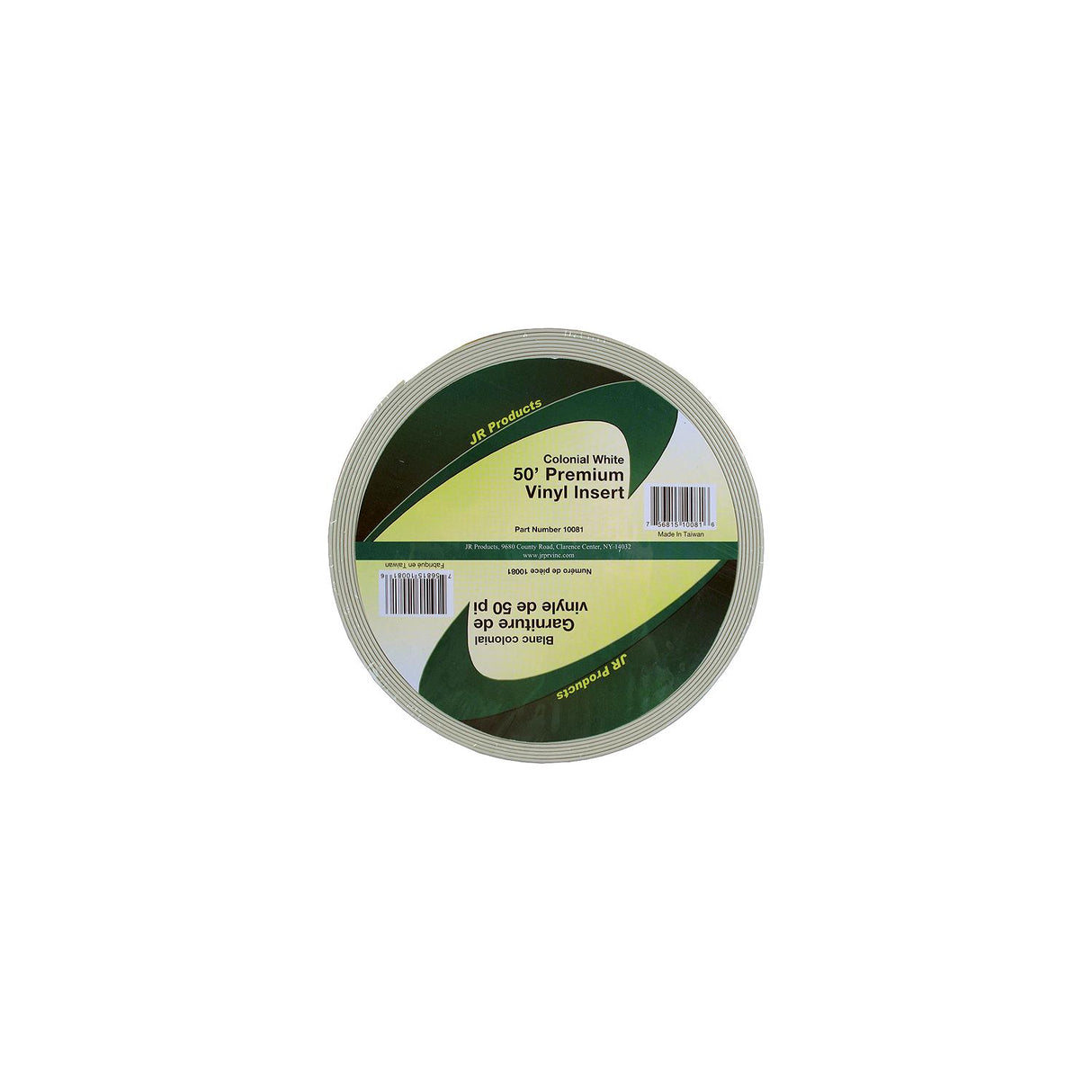 JR Products Vinyl Insert - Premium, 50' Colonial White