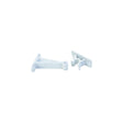 JR Products C-Clip Style Door Holder - Plastic, 3" Polar White