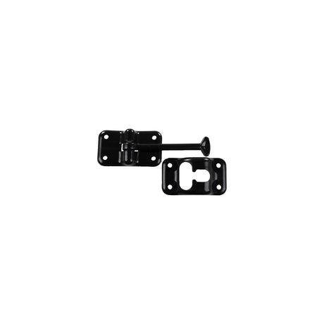 JR Products Plastic T-Style Door Holder, 3.5" Black
