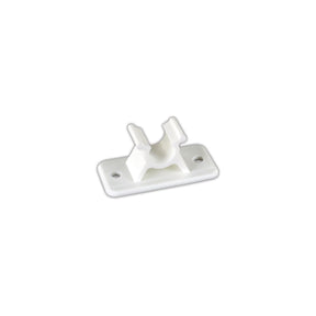 C-CLIP SOCKET-PLASTIC WHT 2PK