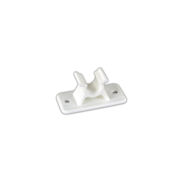 C-CLIP SOCKET-PLASTIC WHT 2PK
