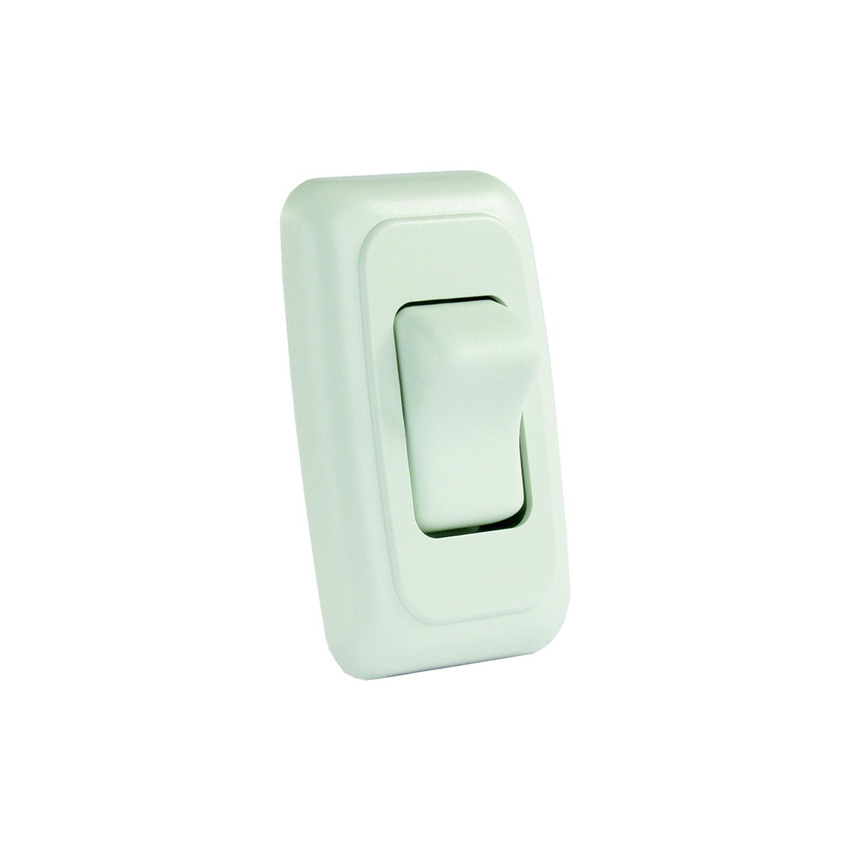 JR Products Single RV Rocker Switch Assembly with Bezel