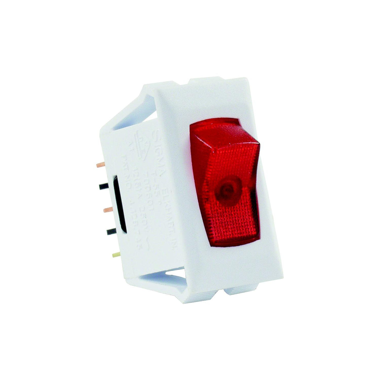 ILLUMINTED 12V/ON/OFF SW RD/WH