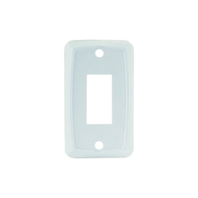 SINGLE FACE PLATE WHITE