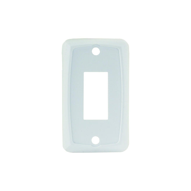 SINGLE FACE PLATE WHITE